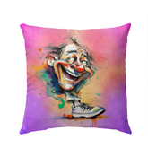 Upbeat Umpire's Unwavering Unity Outdoor Pillow